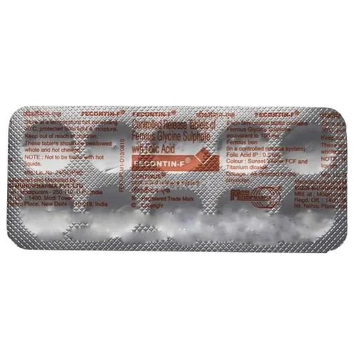 fecontin f tablet 10's